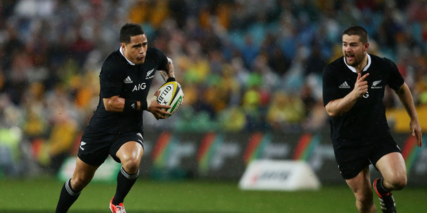 All Blacks Aaron Smith, left, and Dane Coles in action in the first Bledisloe Cup test in Sydney. Photo / Getty Images