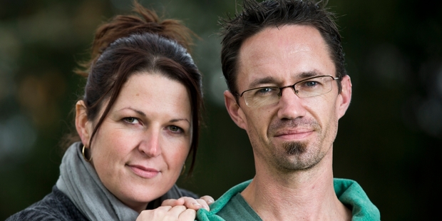 Jacqui and Robbie Ritchie have signed up 1000 One Dollar Warriors but are hoping for 100,000. Picture / Greg Bowker