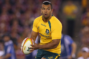 Kurtley Beale will start at number 10 against the All Blacks. Photo / Getty Images