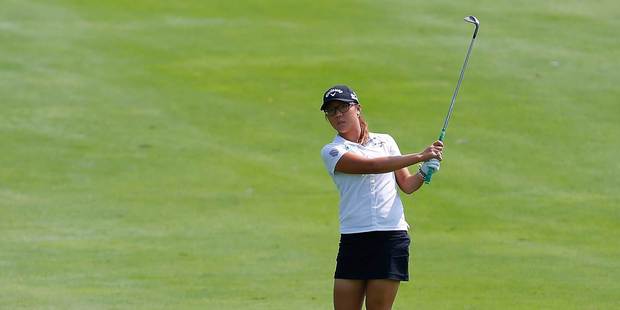 Lydia Ko in action during the third round of the LPGA Classic. Photo / Getty Images