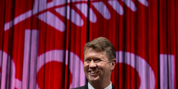 Cunliffe during the Labour Party campaign launch. Photo / Brett Phibbs