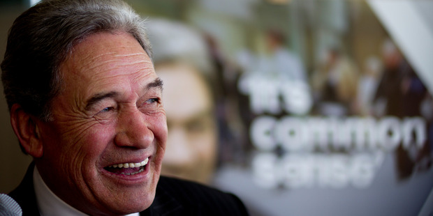 Winston Peters at the New Zealand First Party campaign launch. Photo / Dean Purcell