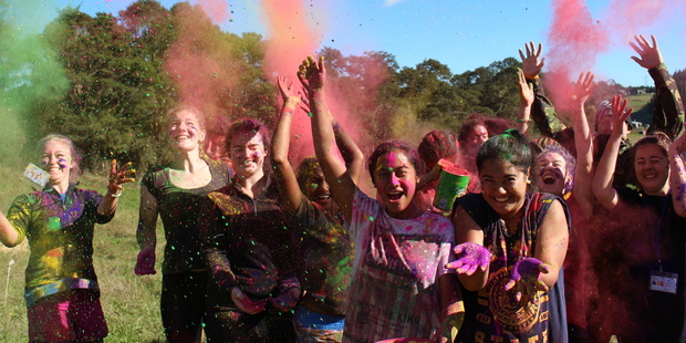 Youngsters at the YMCA Youth Camp.
