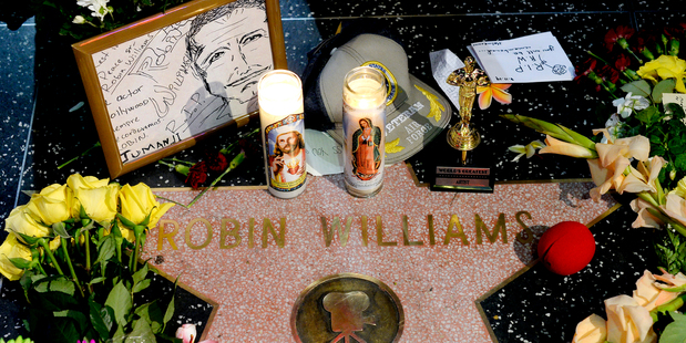 Tributes flowed for Robin Williams. Photo / AP
