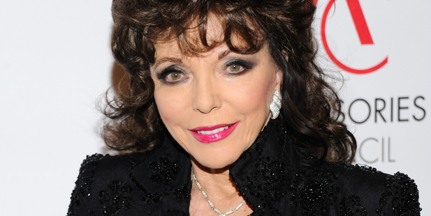 Joan Collins attends the 17th Annual ACE Awards. Photo / AP Images.