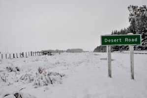 Not so much a desert but a winter wonderland. Photo / file