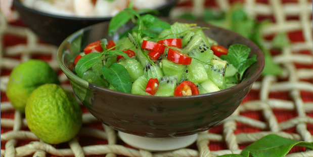 Vietnamese kiwifruit relish.