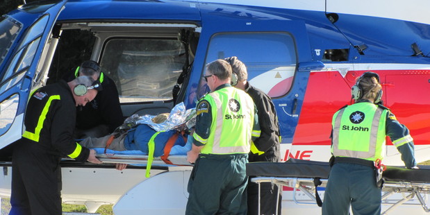 Five helicopters ferried five patients to the Wanaka Medical Centre between 2pm and 3pm yesterday. Photo / Otago Daily Times