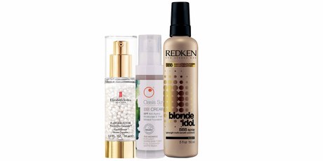 Elizabeth Arden Flawless Future Caplet Serum; Oasis BB Cream The Monroe; Redken Blonde Idol BBB Spray.