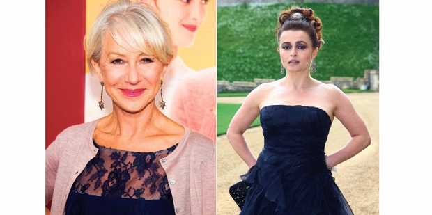 Helen Mirren and Helena Bonham-Carter. Photos / AP Images.