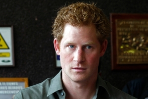 Prince Harry said he was inspired by the amputees. Photo / AP