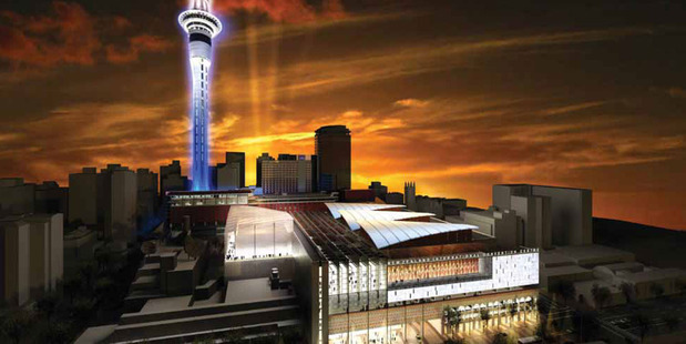 An artist's impression the planned SkyCity Convention Centre in Auckland. Auckland's Convention Bureau has launched a plan to almost double the economic spinoff of business events to the city.