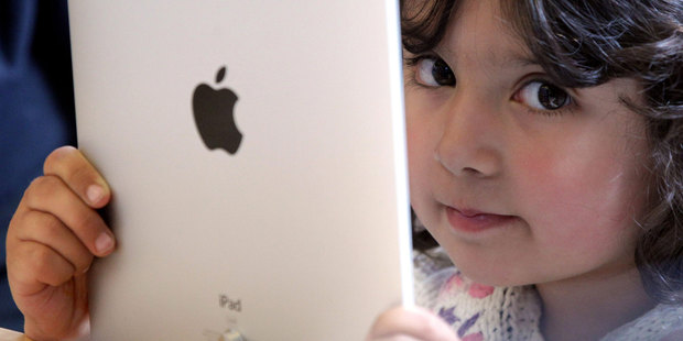 Mass production of a full-sized iPad with a 9.7-inch screen is under way according to sources. Photo / Getty