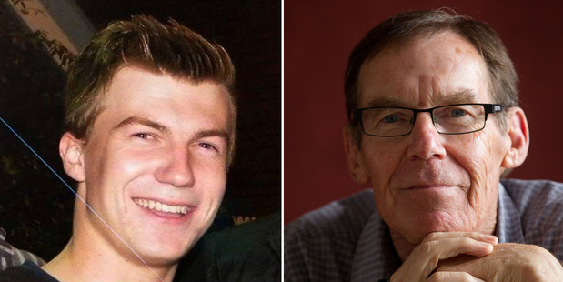 Jacob Quax, left, and his father Dick Quax.