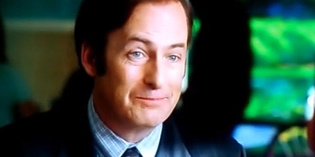 Bob Odenkirk as Saul Goodman in the new teaser trailer for Better Call Saul. Photo/YouTube