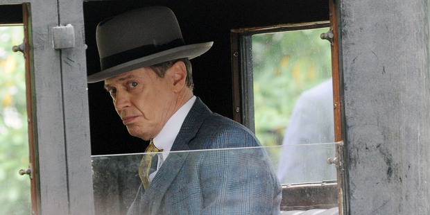 Actor Steve Buscemi on the set of Sky TV's hit show "Boardwalk Empire" in Brooklyn, New York. Photo / Getty