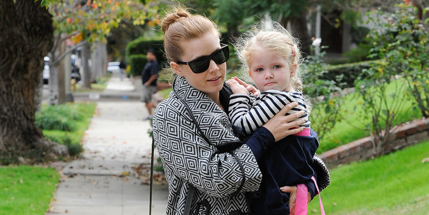 Amy Adams and daughter, Aviana Olea Le Gallo. Photo / Getty