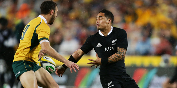 All Blacks halfback Aaron Smith in action in Sydney last weekend. Photo / Getty Images