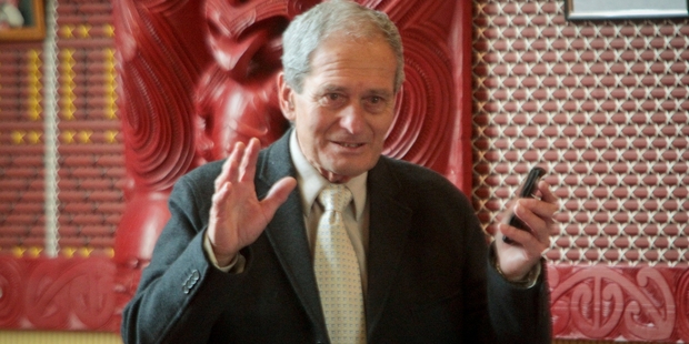 LEADERSHIP: Sir Mason Durie told the symposium that leaders today and tomorrow face challenges. PHOTO/WARREN BUCKLAND
