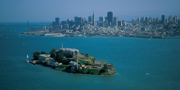 Al Capone was among the inmates at the jail on Alcatraz Island, a short ferry ride from San Francisco. Photo / San Francisco Convention and Visitors Bureau