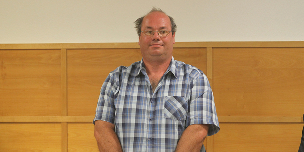 Tauranga High Court. Alan Francis Barlow, on charges of attempting to procure a special duties police officer to murder his parents BTC 11Mar14 - TO GO ON TRIAL: Alan Francis Barlow, accused of