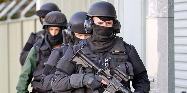 The Armed Offenders Squad (AOS) was callout to Churton School in Aramoho yesterday.