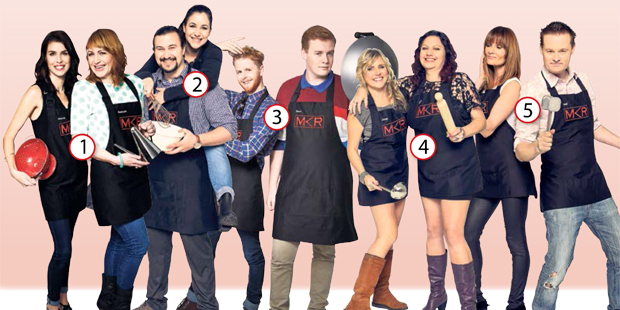 This year's My Kitchen Rules contestants.