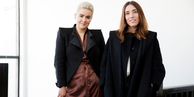 Fashion designers Jessica Grubisa and Madeleine Harman of Harman Grubisa. Photo / Babiche Martens.