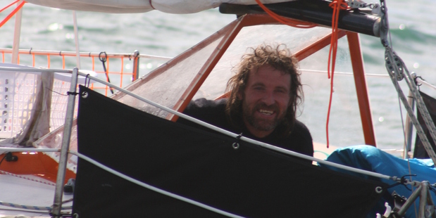 Radio Live talkback host and writer Andrew Fagan aboard Swirly World, on which he's had hairy adventures.