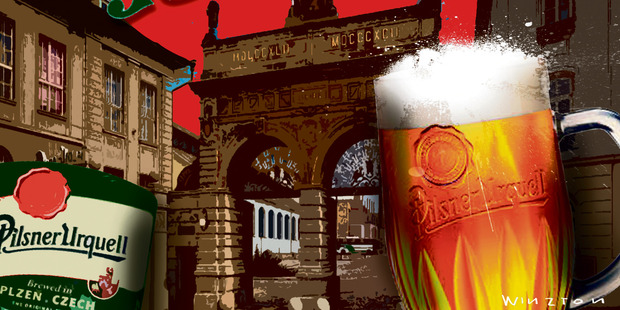 Exhibits at Plzen's Brewing Museum include a spiked collar of shame for merchants who sold bad beer or short-changed customers. Illustration / Rod Emmerson