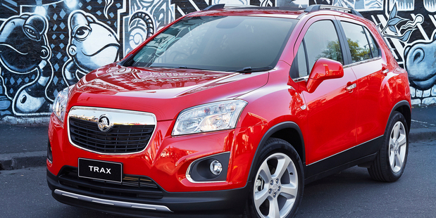 The new Holden Trax includes new specs such as a sunroof.