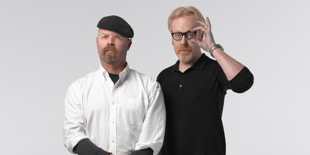 Jamie Hyneman and Adam Savage let their fans in on the live fun.