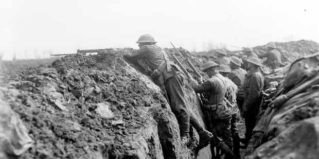 The after-effects of battle proved too much for some. Photo / Alexander Turnbull Library