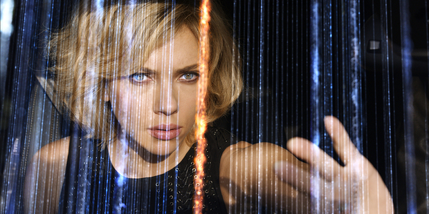 Scarlett Johansson in a scene from 'Lucy'. Photo / AP