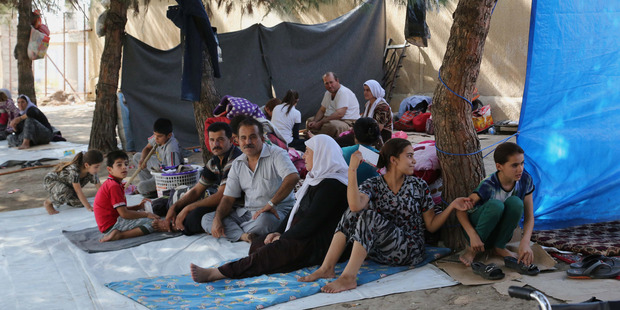 The fear of an impending genocide against the Yazidi minority was one of the reasons Washington cited for air strikes it began on August 8. Photo / AP