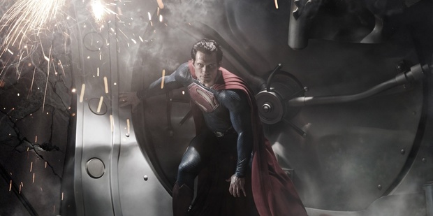 Henry Cavill as Superman in Man of Steel.