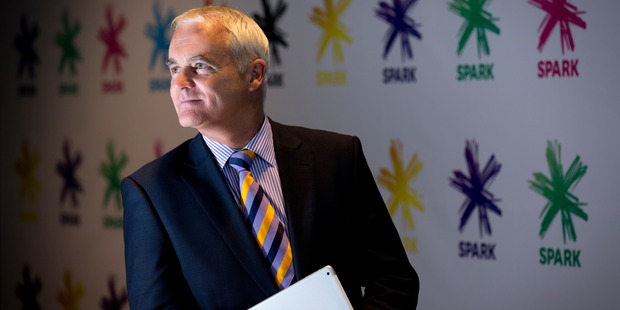 Spark chief executive Simon Moutter. Photo / Dean Purcell