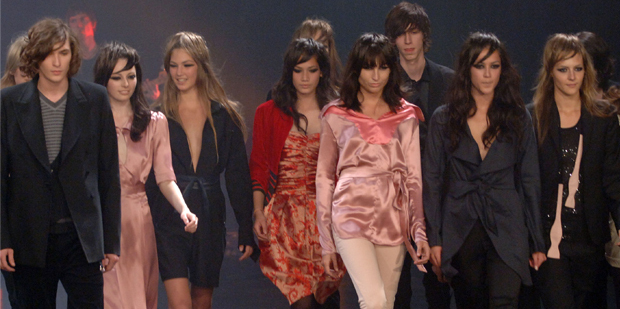 Zambesi's show-stopping finale at the St James Theatre in 2005. Picture / NZPA/Ross Setford.