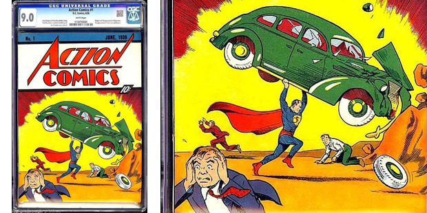 The cover of Action Comics #1.