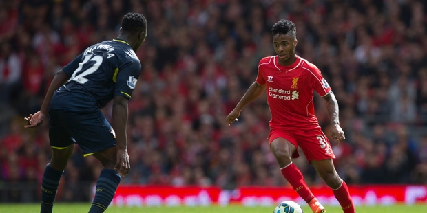Liverpool's Raheem Sterling has the ability and enthusiasm to scare most Premier League defences.
Picture / AP