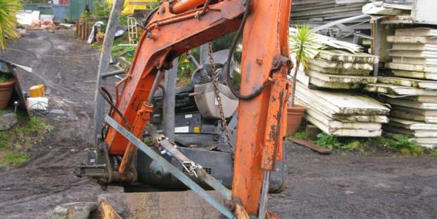 A $30,000 digger was amongst $100,000 of stolen property recovered at a Rodney address.