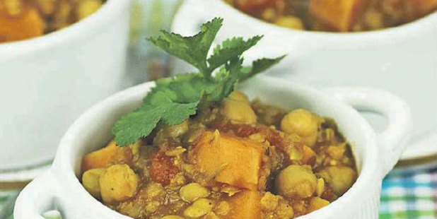 Lentils and chickpeas provide cheap protein and carbohydrate power.