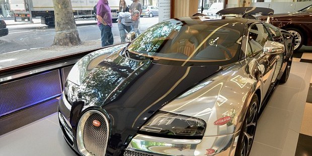 The Bugatti Veyron Grand Sport Vitesse is the world's most expensive car. Photos/SWNS.com