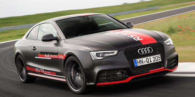 The Audi RS5 TDI test car uses a 48 volt power system. Photo / Supplied