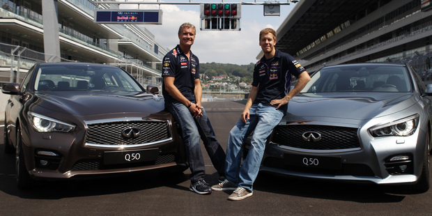 Four-time Formula One World Champion Sebastian Vettel today became the first F1 driver to lap the newly completed Sochi Autodrom in Russia. Photos / Supplied