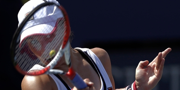 New Zealand No 1, Marina Erakovic, defeated Svetlana Kuznetsova, of Russia, during the first round of the US Open. Picture / AP