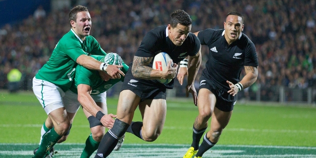 Sonny Bill last played for the All Blacks in 2012. Photo / Greg Bowker