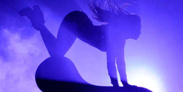 Beyonce performs onstage at the MTV Video Music Awards at The Forum. Photo/AP