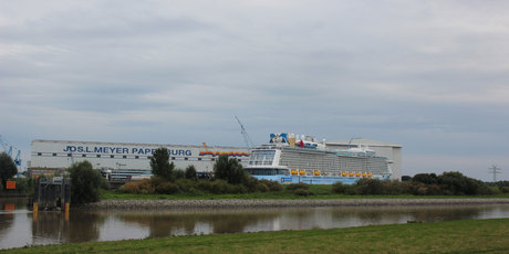 The Quantum of the Seas - being built for Royal Caribbean at the Meyer Werft shipyard in Germany. Photo / Grant Bradley
