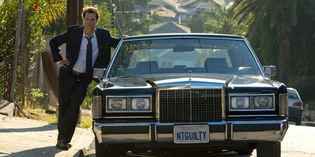 Matthew McConaughey starred in the thriller The Lincoln Lawyer, where he worked out of the back of the car.